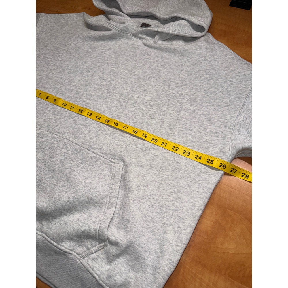 Abercrombie & Fitch Soft A&F Essentials Oversized Hoodie Grey Heather Large - Picture 6 of 8